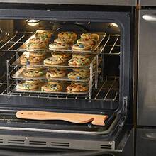 MSART Oven Rack Push Pull Guard with Beech Wood for Cake Pans 12 Inch by MSART - como en la foto - Ver 7