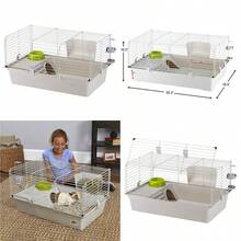 Pig Cage Grey, 2026 year - Jaula de cobayas 76 cm de largo - Ver 1