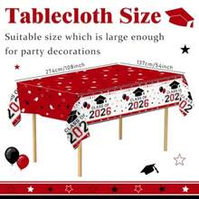 Party Tablecloth - Red - View 4
