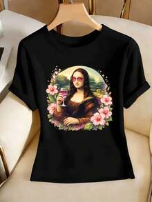 Women T-Shirts - Black - View 2