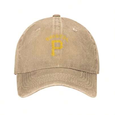 Bristol Pirates Logo Adjustable Lightweight Hat For Men And Women, Washable And Durable, Curved Brim, Casual Outdoor And Decorative, Retro Style, Comfortable For All Head Sizes