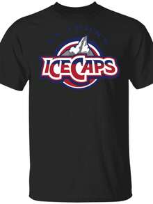 St. Johns IceCaps Logo T-Shirt - Happy Spring  (2) - 黑色 - 查看 1