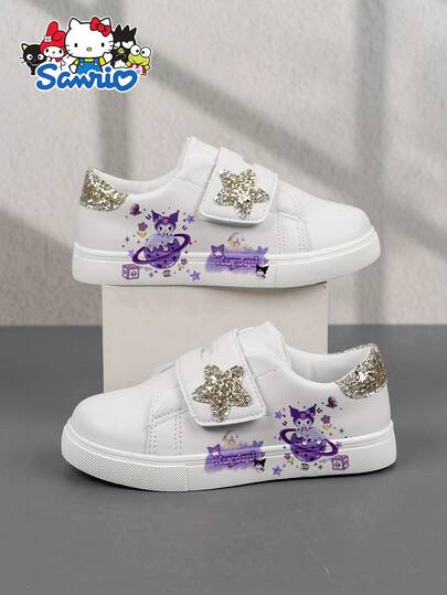 SANRIO 1 Đôi Giày Thời Trang Và Giá Cả Phải Chênh, Giày Thể Thao Thường Ngày Cho Trẻ Em, Giày Bóng Rổ Bền Chắc, Thích Hợp Cho Mang Hàng Ngày Và Hoạt Động Ngoài Trời, Quà Giáng Sinh, Giày Phát Sáng, Giày Chơi Ngoài Trời, Giày Thiết Kế Vui Nhộn, Giày In Hình Hoạt Hình, Giày Vải Thoáng Khí, Giày Đế Mềm Dẻo, Giày Thể Thao Trẻ Em, Giày Thể Thao, Quà Tặng Ngày Lễ, Đế Bằng 2D