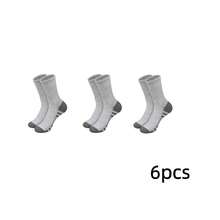 60/50 Pairs Men's Comfortable Round Neck Tennis Socks, Suitable For Outdoor Leisure Wear, All-Season White Antibacterial Odor-Resistant Sweat-Absorbent Thick Sports Socks. Couples' Comfortable Daily Socks For Autumn, Winter, Spring And Summer, Mesh Design, Drainage Hole Design, Moisture-Wicking Breathable - Multicolor - View 42