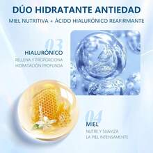 WEUD Skin Care Coreano 4 En 1 Kit, con 1 Crema Hidratante Niacinamida + 1 Contorno de Ojos con Retinal + 1 Serum Centella Ácido Hialurónico + 1 Serum Péptidos Propóleo, para Todo Tipo de Piel - 1 - Ver 6