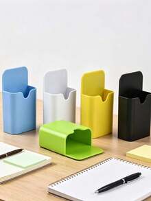 Small Magnetic Pen Box, Magnetic Pen Holder Suitable For Teaching Whiteboards, Magnetic Plastic Container For Storage And Organization In Learning And Classroom, Whiteboard Pen Storage Box, Chalk Box, Magnetic Hanging Plastic Storage Rack, Doodle Office And Home Pen Holder, Multi-Functional Plastic Pen Box (Different Product Batches Do Not Affect Use) - Multicolor - View 3