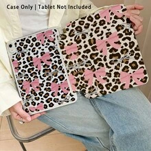 亚克力水晶平板电脑保护壳，带支架，饰有粉色蝴蝶结和豹纹等彩绘图案，兼容三星 A9/A9+/S9/S9FE/A11/A11+/S11/S10 FE/S10 FE+/S10 Lite、A16 2025、Air 11/13、M3 2025、Mini 7 A17、Pro 2024、Air 11/13、M2 2024、Pro 11/13、M4 2024、Pro 12.9、7/8/9 代、10.2、10 代、10.9、Air 4/5/6/7/8、10.9、Pro 11、4/5/6 代、Mini 6、SE 11、荣耀、Matepad SE 11 等机型。 - 彩色 - 查看 5