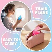 Drop Squeeze Squishies, Dream Squishy Drop Squishy Stress Ball, Soft Fidget Stress Ball, 2026 New Slow Rise Relief Fidget Sensory Anxiety Stress Easter Party Favors (Pink) - Hồng - Xem 4