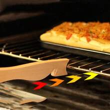 MSART Oven Rack Push Pull Guard with Beech Wood for Cake Pans 12 Inch by MSART - como en la foto - Ver 6