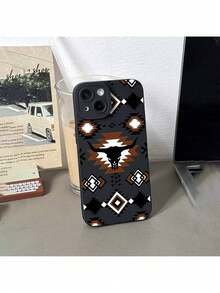 Cow Pattern Phone Case, Anti-Drop Protective Mobile Phone Case, Shockproof Full Protective Case For IPhone - Black - View 3