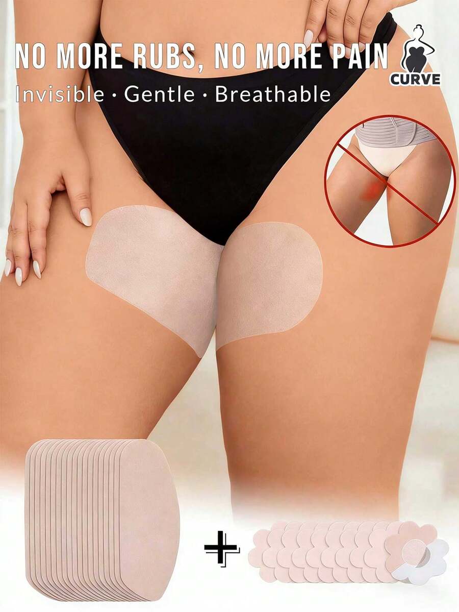 10 chiếc/gói Băng đùi co giãn cao, thoáng khí, chống cọ xát, thích hợp cho váy và quần áo mùa hè. - Nhiều màu - Xem 1