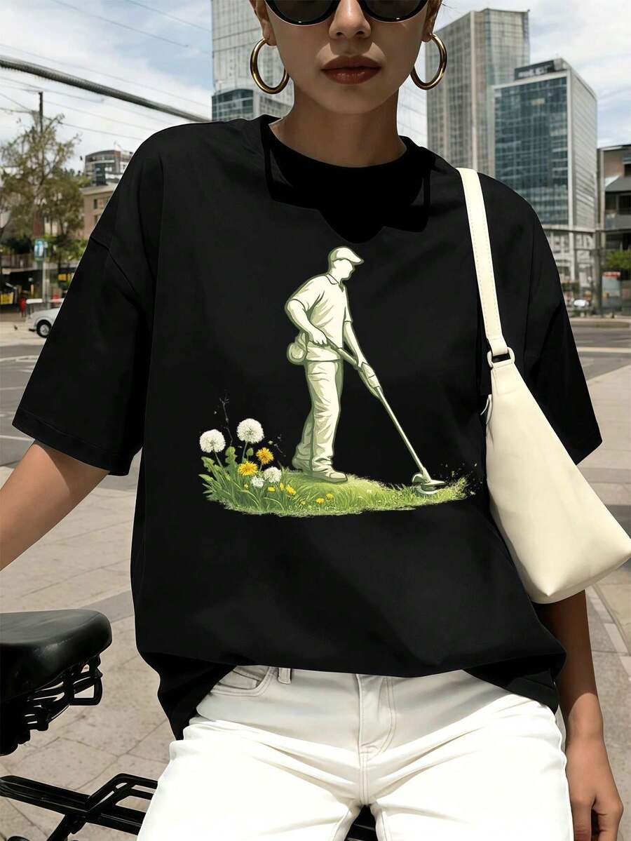 Women T-Shirts - Black - View 1