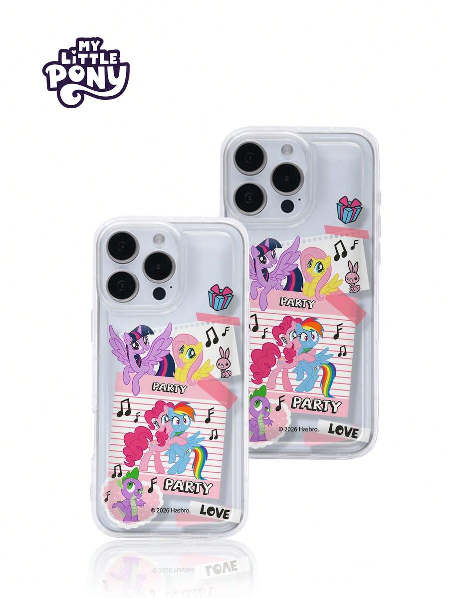 Hasbro MY LITTLE PONY Ốp điện thoại chống rơi, chống trượt chính hãng hình hoạt hình nữ tính, phù hợp với Apple 17, 17 Air, 17 Pro, 17 Pro Max, các dòng Android Galaxy A Series, Galaxy S Series, Apple 11 Series, 12 Series, 13 Series, 14 Series, 15 Series, 15 Pro Max, 16 Pro, 16 Pro Max, X, XR, XS Max