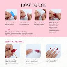 NAILUXE 10pcs Handmade Acrylic Press On Nails, 3D Religious Baroque Nails With Blue Pink Floral Ombre Gold Accents, Long Square Vintage Luxe Old Money Reusable Glossy False Nails Women Formal Events Special Occasions - 彩色 - 查看 8