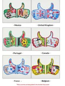 USA Mexico World Cup Cheering Gloves EVA Foam Thumb Fan Palm Cheer Hand Football Match Cheerleading Party - Multicolor - View 9
