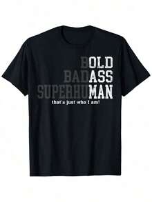 Funny Old Saying Gag Dad Fathers Day Printed-Shirt Men's Printed-Shirt 180g% Cotton Round Neck Casual Men's Outdoor Short-Sleeved-Shirt Vintage Classic Street Men's Short-Sleeved-Shirt New Year Father's DayHalloween Daily Four Seasons Wear Holiday Gifts Tee Shirts Western Men Clothes Camisas Para Hombre Graphic Tees Women Clothes Summer Tops Summer Clothes Graphic Tees - màu đen - Xem 1