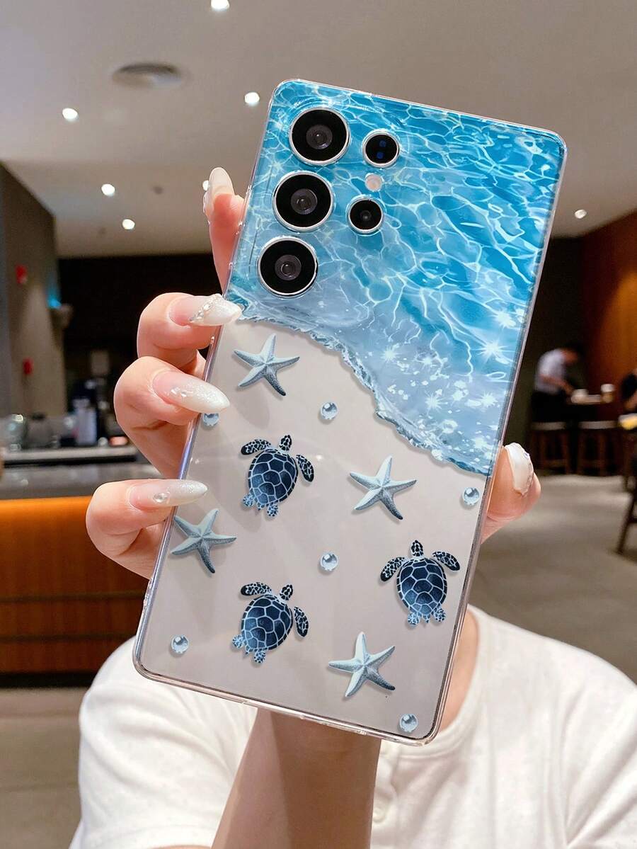 Ốp bảo vệ toàn diện S24/S23, thiết kế hình rùa biển Ocean Life. - Nhiều màu - Xem 1