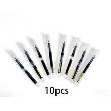 10支装高品质凝胶笔，液体墨水圆珠笔，简约文具，学生及办公用品，0.5mm速干圆珠笔，黑色、蓝色、红色中性色，适合学生、学校、办公室、家庭使用 - 速乾直液式 - 查看 14