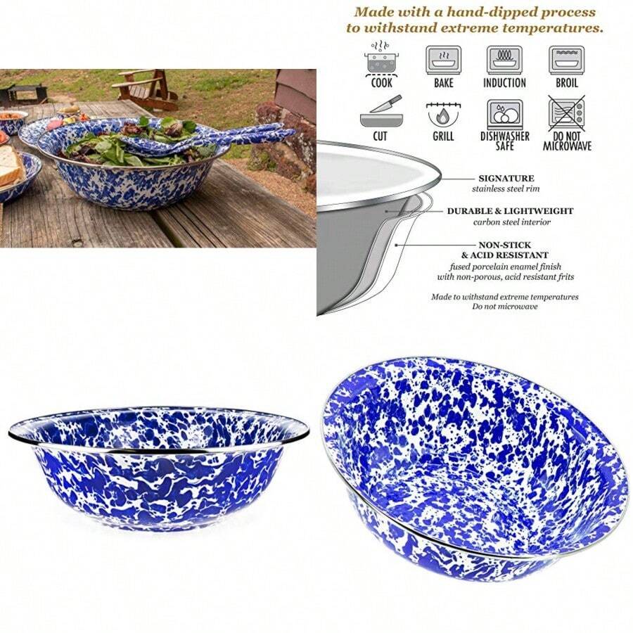 Tea Wash Bowls - Cobalt - View 1