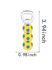 Dụng cụ mở nắp chai bằng silicon hình quả bóng đá sáng tạo, với thiết kế hình găng tay thủ môn 3D và hình quả bóng đá, kiểu dáng dễ thương, phù hợp cho người hâm mộ bóng đá. - Nhiều màu - Xem 15