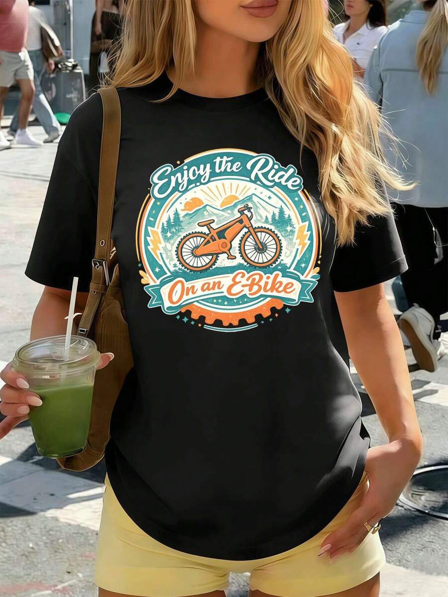 Women T-Shirts - Black - View 1