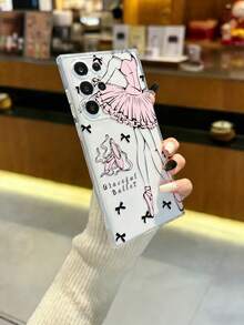 Colorful Painted Anti-Drop Transparent Minimalist Fashionable Phone Case Compatible With IPhone 17/17 Pro, 16/15 XR/7/8, 16 Pro Max, 13/14/11/12 Pro Max, Galaxy, 10/9/Note 9/12C/Note 11 Pro/Note 8 Pro/9C/9A - Multicolor - View 2