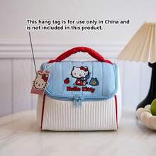 Túi đựng mỹ phẩm Hello Kitty hình ngôi nhà được cấp phép chính thức của Sanrio, dễ thương và mềm mại, dung tích lớn, thích hợp cho du lịch. - Xem 11