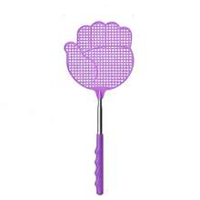 1pc Retractable Hand-Held Fly Swatter, Plastic Mosquito Swatter For Home, Convenient Storage - A - View 9