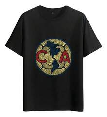 Tshirt Muscle Freaks Azteca Estilo Club América Camiseta - Negro - Ver 6