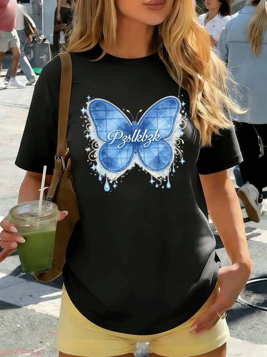 Women T-Shirts - Black - View 1