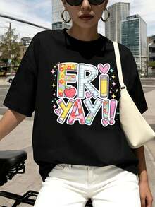 Women T-Shirts - Black - View 1