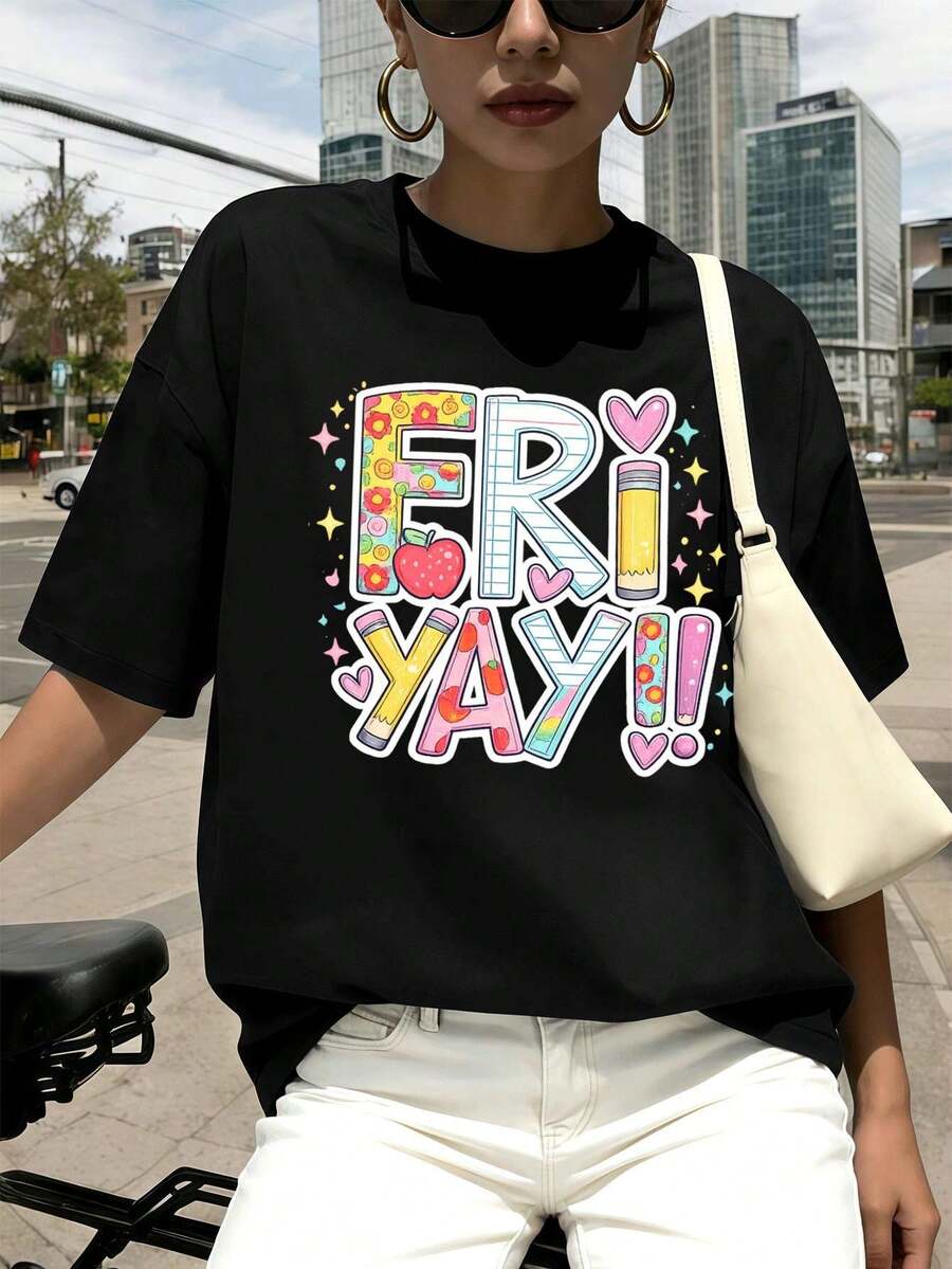 Women T-Shirts - Black - View 1