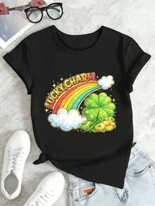 Women T-Shirts - Black - View 2