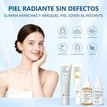 WEUD Skin Care Coreano 4 En 1 Kit, con 1 Crema Hidratante Niacinamida + 1 Contorno de Ojos con Retinal + 1 Serum Centella Ácido Hialurónico + 1 Serum Péptidos Propóleo, para Todo Tipo de Piel - 1 - Ver 4