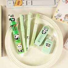 1 Set de 6 Piezas Juego de Papelería Portátil, Herramientas de Escritura Resistentes y Compactas, Ligeras para Estudiantes y Personal de Oficina, Excelentes Suministros Diarios y Regalos de Vacaciones - juego de papelería - Ver 9