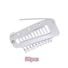 50/20/15/10/6/3 chiếc Kẹp tóc bán chạy nhất dùng để cố định mũ, khăn voan, khăn choàng, tóc giả, kẹp BB đàn hồi, phụ kiện tóc, kẹp tóc, mùa hè, bãi biển - Bạc - Xem 11