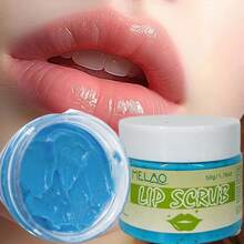Lip Scrub, MELAO Exfoliating & Moisturizing Lip Scrub, Removes Dry Flaky Skin, For Soft Smooth Lips, With Natural Extracts, 50g/1.76oz - Fresh - View 2