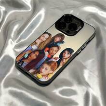 Funda de teléfono popular de ídolo de grupo femenino, adecuada para iPhone 1716e161514131211MiniProMaxAirXXRXSMAX87Plus, cubierta trasera mate anti-caídas. - Colores mixtos - Ver 3