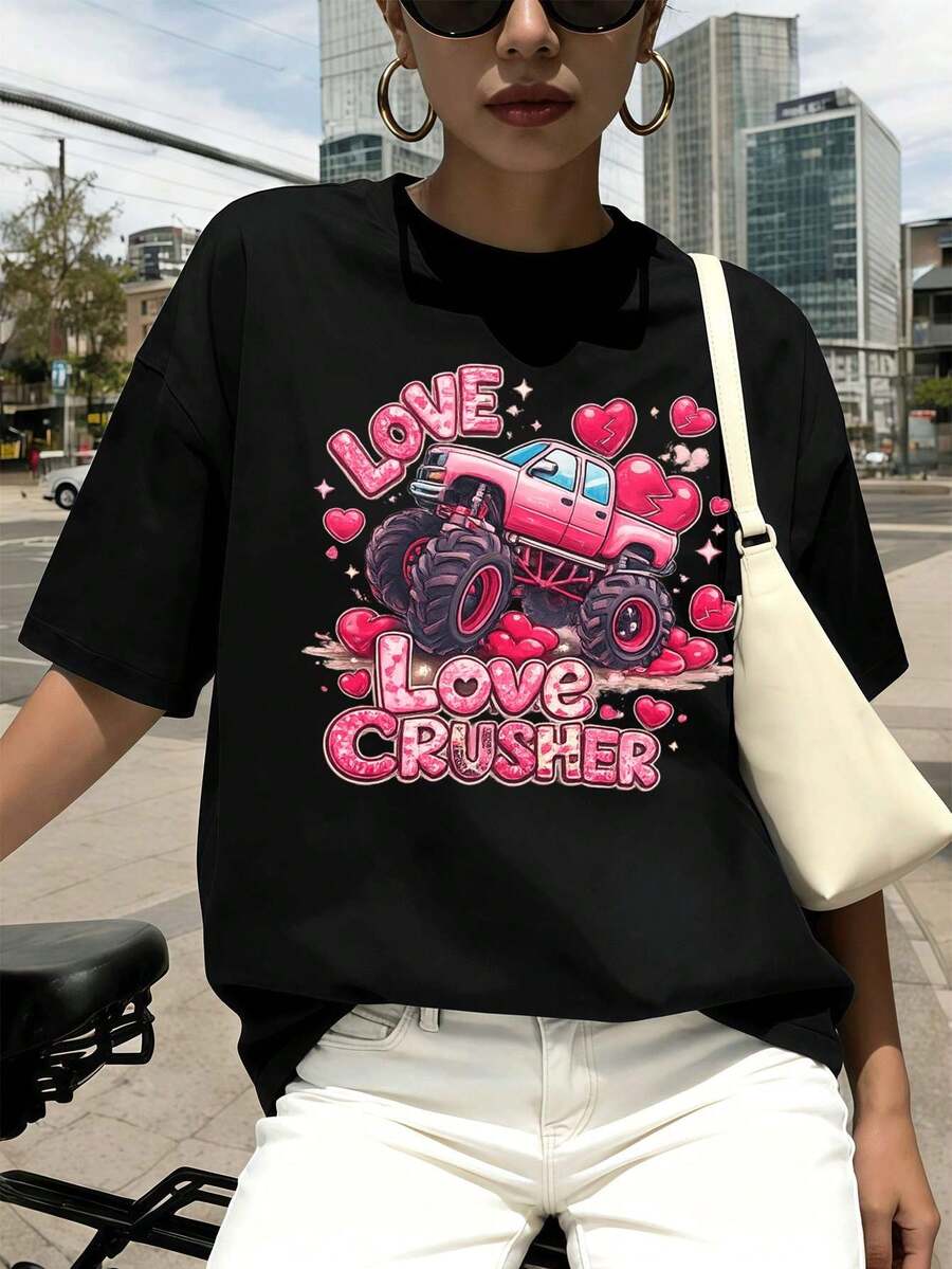 Women T-Shirts - Black - View 1