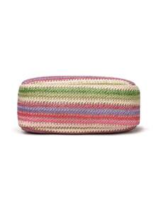 Geantă de umăr din paie pentru femei, nouă, versatilă, portabilă zilnic, din paie, design în culori contrastante cu curea în stil boem, poate fi purtată pe umăr sau crossbody, depozitare convenabilă - Multicolor - Vizualizare 9