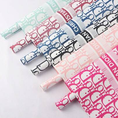 M.Dior 20 piezas de papel de regalo con estampado floral, papel de embalaje impermeable para ramos de flores, elegante y de moda para el Día de San Valentín, Día de la Madre, Navidad, boda, cumpleaños, aniversario, graduación, despedida de soltera, regalos de fiesta, propuesta. Adecuado para decoración DIY, envolver regalos y arreglos florales, ideal para floristerías y uso doméstico. Textura de alta calidad y diseño elegante, aplicable para diversas ocasiones y regalos festivos