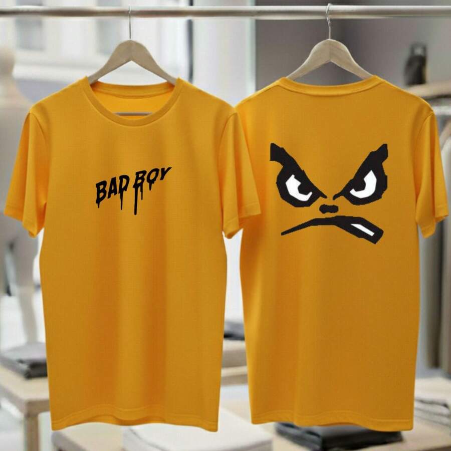 Summer T-Shirt Regular Fit - Yellow - View 1