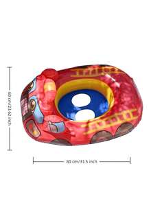 1 chiếc phao bơi hình ghế ngồi, phao bơi hình xe hơi/thuyền dễ thương, phao bơi hình xe hơi/thuyền cho trẻ em, phao bơi hình xe cứu hỏa mùa hè. - Nhiều màu - Xem 8