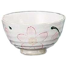 cuencos arroz pareja casada Shino Cherry Blossom Tea Bowl () 4. x 2.4 pulgadas (111 x 60 mm) vajilla japonesa restaurante uso comercial - Rojo - Ver 3