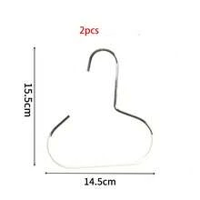 Perchero circular de acero inoxidable, organizador colgante antideslizante, ganchos creativos redondos para colgar sombreros, tirantes, corbatas, bufandas, lencería en el armario - Multicolor - Ver 7