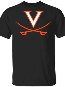 Virginia Cavaliers Sabre T-Shirt - Happy Spring  (2) - màu đen - Xem 1