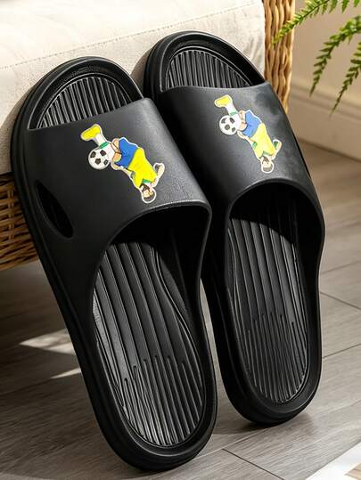 New Fashion Men's Slippers - Simple & Versatile, Solid Color Style With Air Vents | EVA Material With Soft Sole: Comfortable, Lightweight & Wear-Resistant | Non-Slip (Bathroom), Quiet, Odor-Resistant, Quick-Drying & Easy To Clean | Unisex Indoor & Outdoor Use