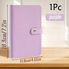 1Pc/2Pcs Envelope Style Budget Challenge Binder, Money Saving Binder, Multi-Functional Loose-Leaf Storage Organizer Bag, Portable, Bohemian Style (50 Pages) - Multicolor - View 16