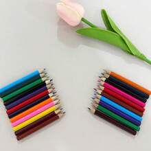 Set Pensil Warna Pendek dengan LOGO Teks Kustom, Perlengkapan Seni Pensil Gambar, Cocok untuk Kelas Seni Sekolah, Set Lukisan Portabel untuk Perjalanan, Ideal untuk Menggambar dan Melukis di Kartu - MultiWarna - View 14