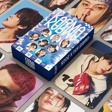 55pcs/Box KARMA K-POP Merchandise, SKZ Limited Edition Fan Goods, Collectible Photo Cards, Stickers, Holiday Gifts - Multicolor - View 1